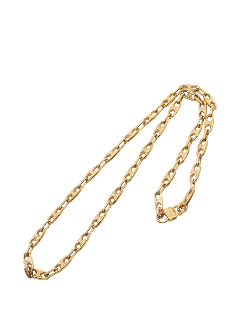 Celine Pre-Owned 2010s Triomphe chain necklace - Oro