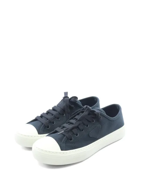 Prada Pre-Owned Triangle patch sneakers