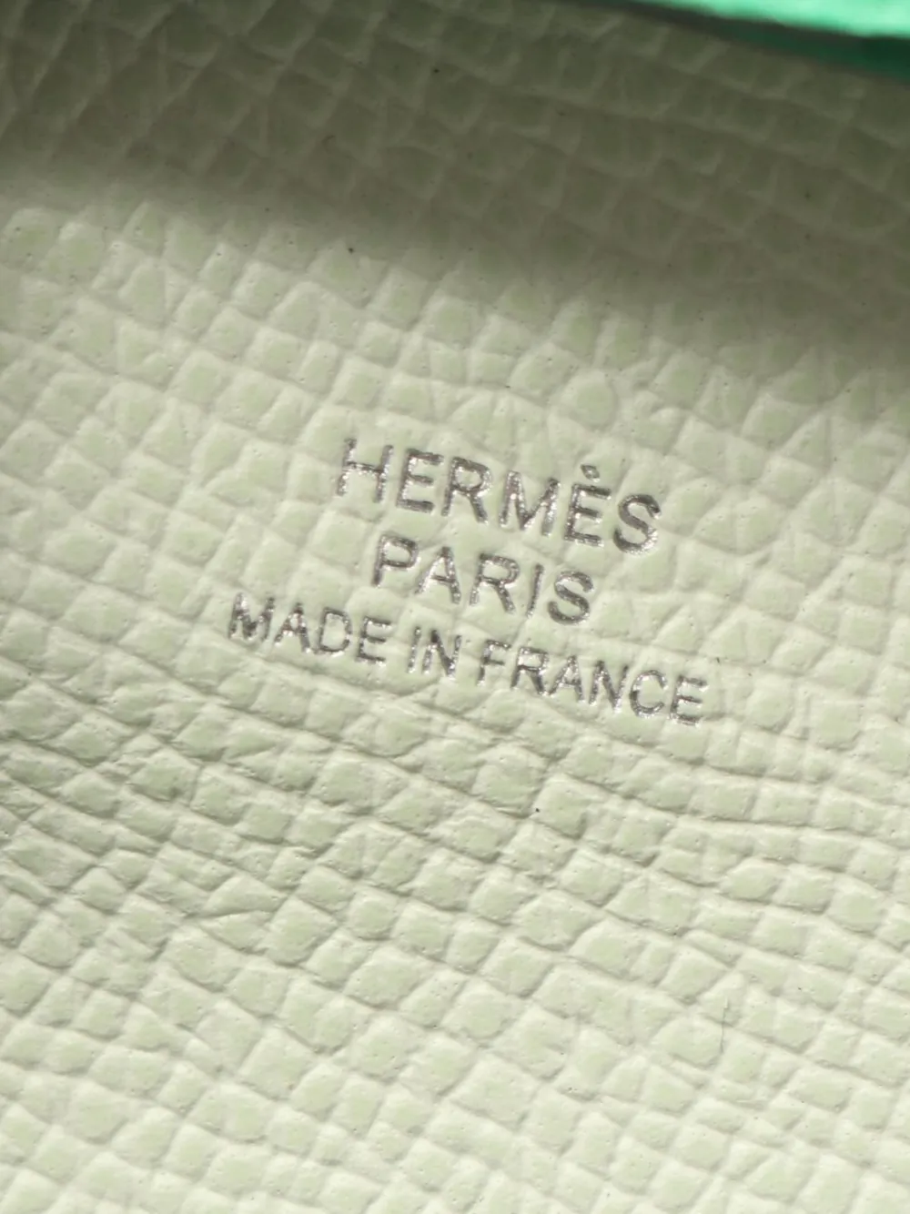 Hermès Pre-owned 2022 Bastia Verso Coin Purse in Green, view 5