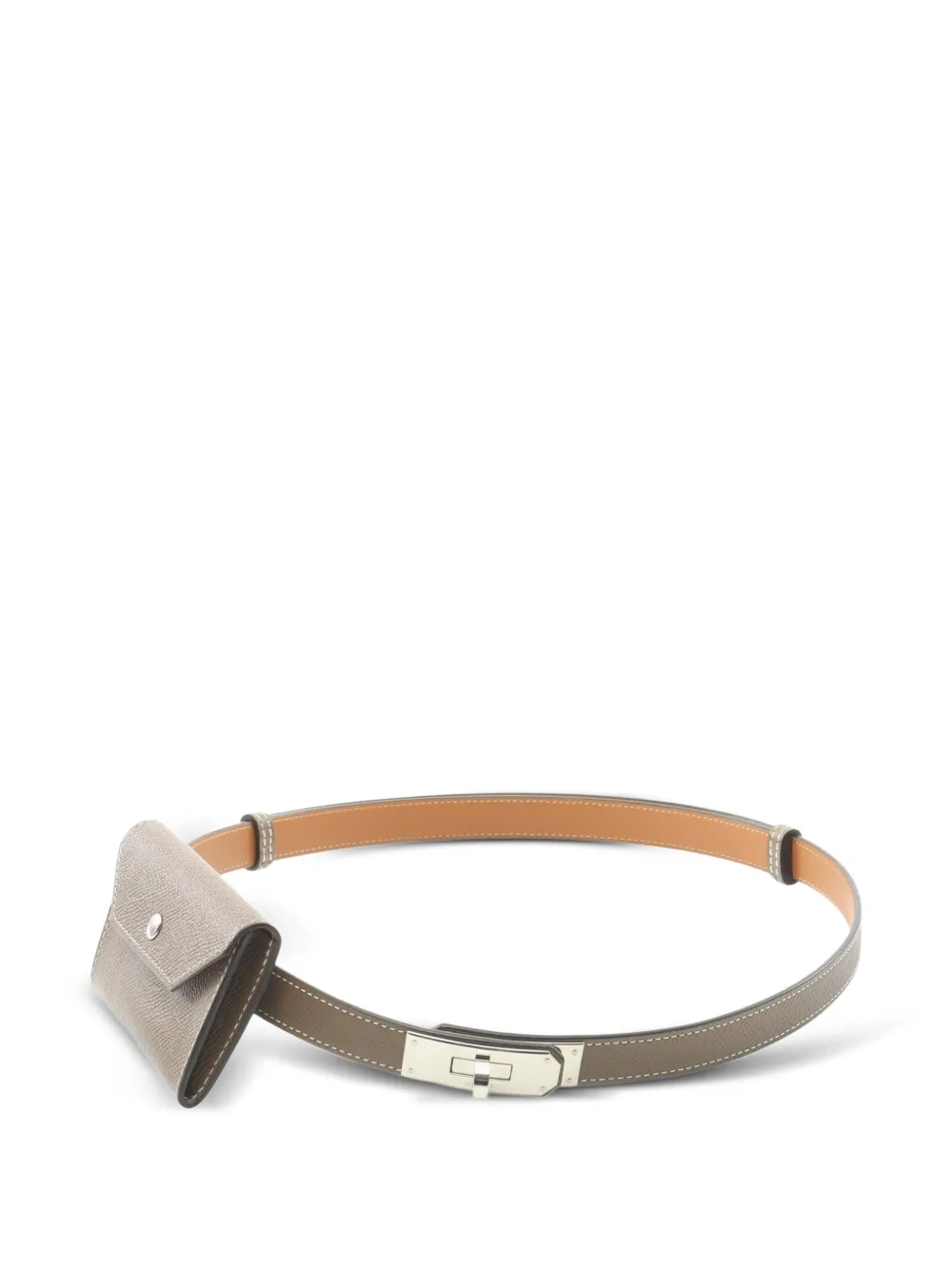 Hermès Pre-Owned 2022 18 Kelly Pocket leather belt bag - Grigio
