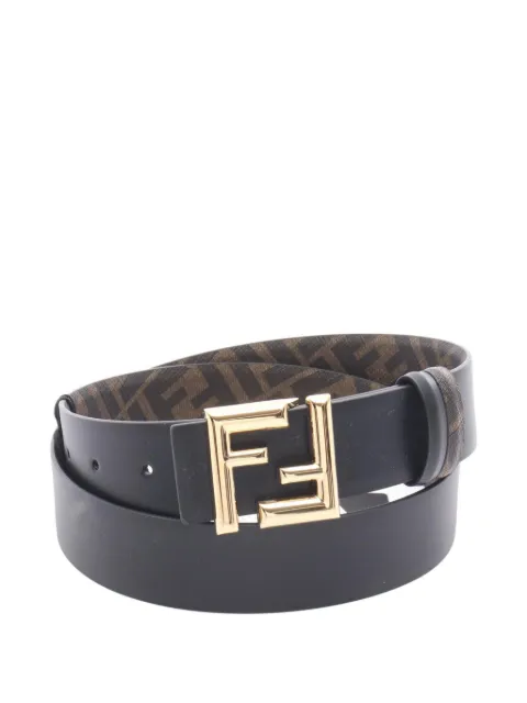 Fendi Pre-Owned cinturón con hebilla FF reversible 2020
