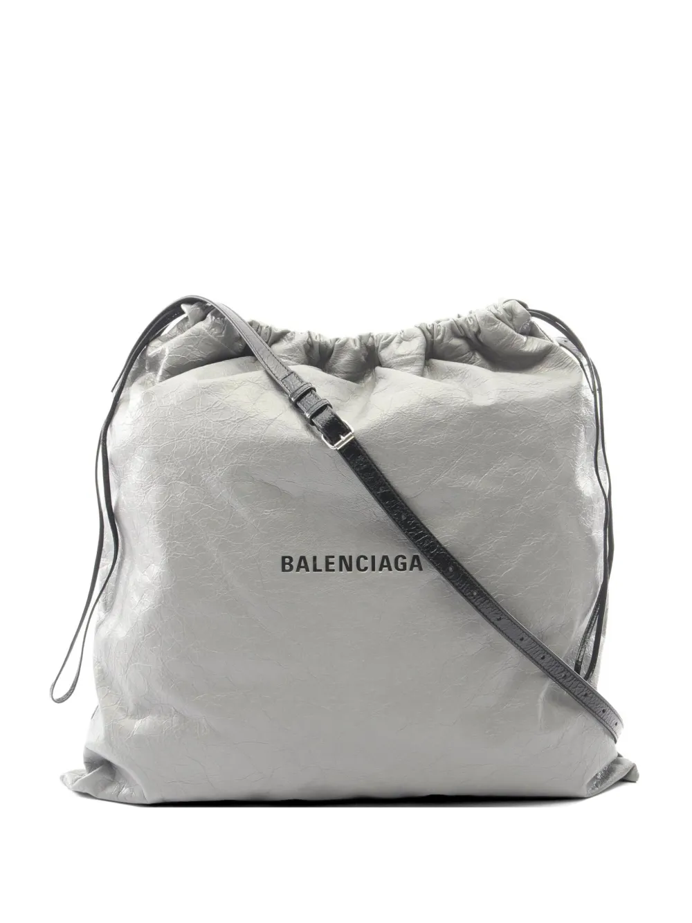 Balenciaga Pre-Owned 2010s Dust Bag leather shoulder bag - Grigio