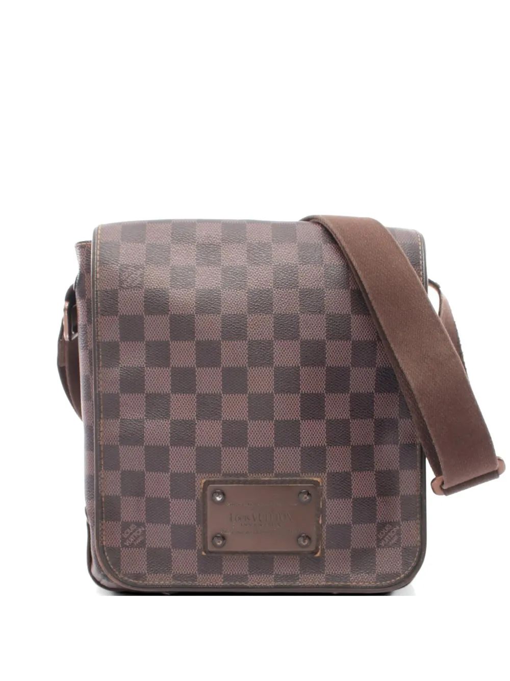 Louis Vuitton Pre-Owned 2009 PM Brooklyn Damier Ebène messenger bag - Marrone