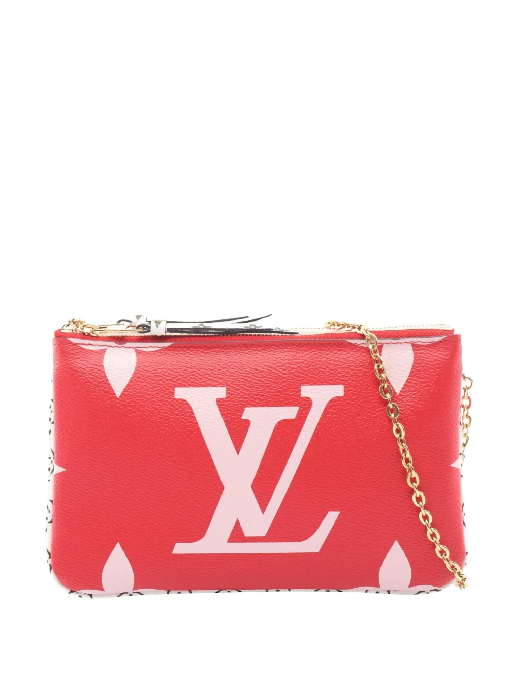 Louis Vuitton Pre-Owned 2019 Monogram Giant Double Zip shoulder bag - Rot