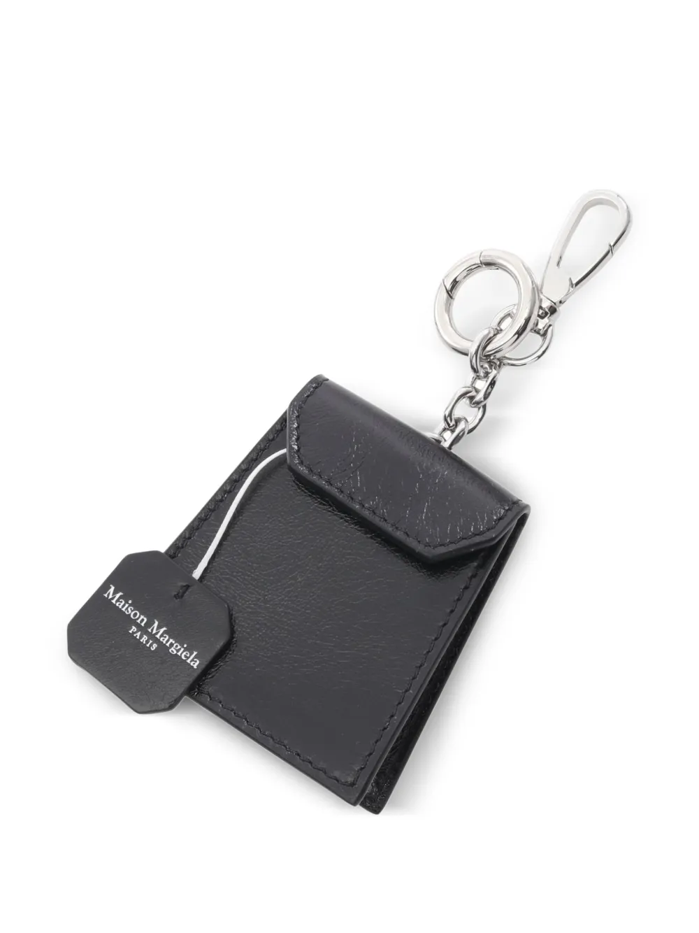 Maison Martin Margiela Pre-Owned 2020s 4 Stitches Tea-Bag bag charm - Nero