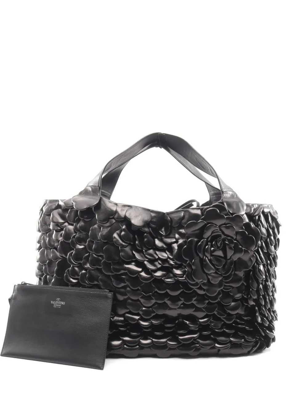 Valentino Garavani Pre-Owned 2010s L'Atelier 03 Rose Edition tote bag - Nero
