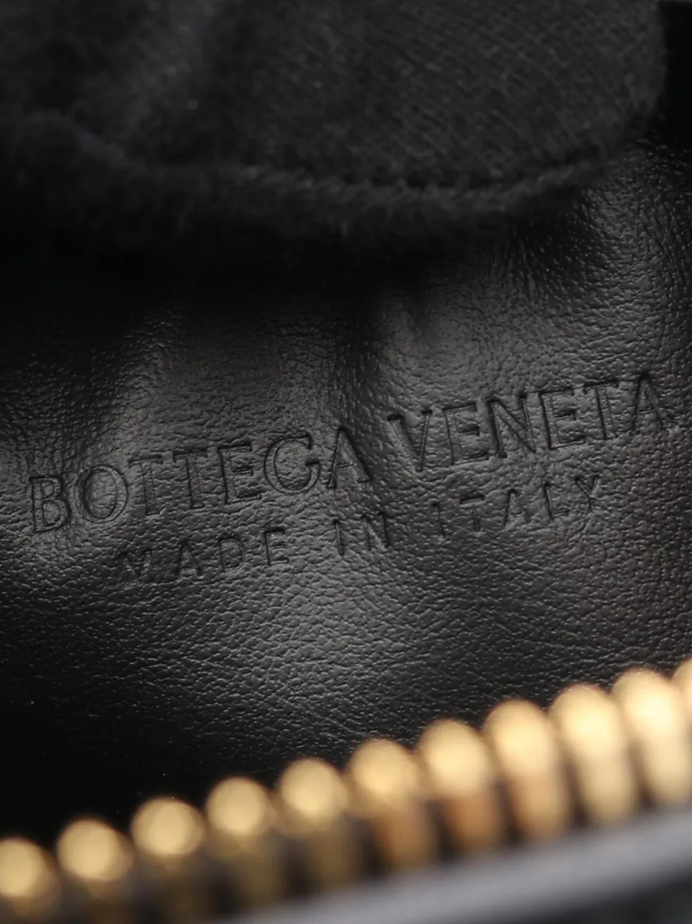 Bottega Veneta Pre-Owned Jodie leren mini-tas Zwart