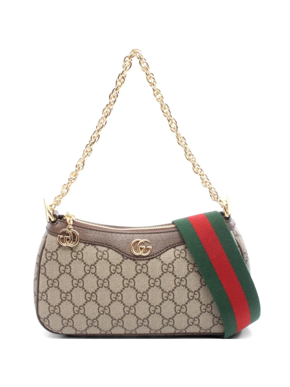 Gucci Pre-Owned 2020s small Ophidia GG Supreme shoulder bag - Toni neutri