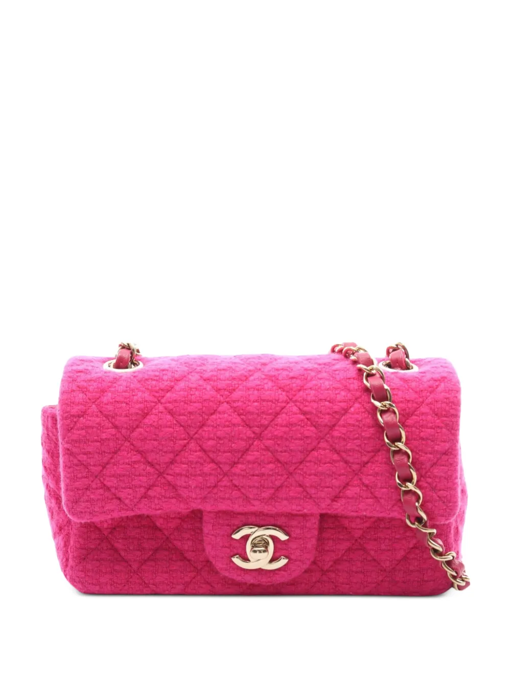 CHANEL Pre-Owned 2021 Matelassé shoulder bag - Rosa
