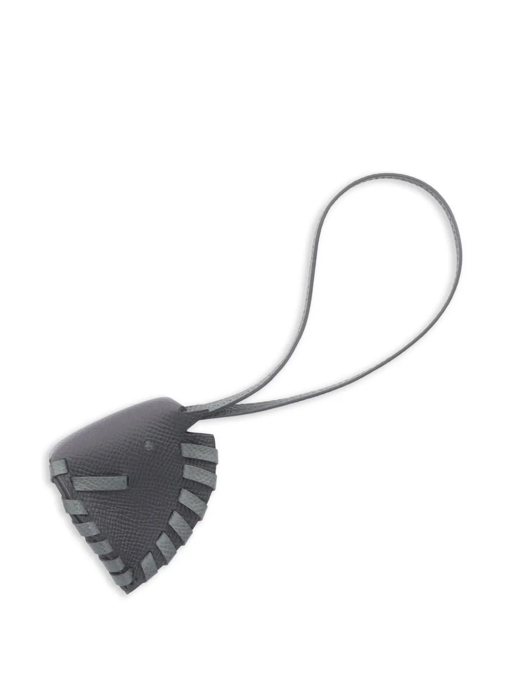 Hermès Pre-Owned 2025 Cheval Tresse Epsom-leather bag charm - Nero