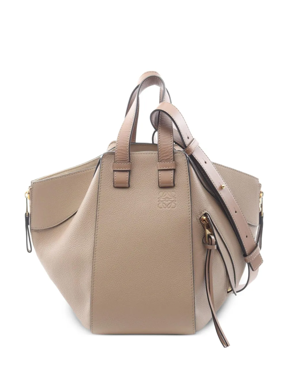 Loewe Pre-Owned 2010s small Hammock two-way handbag - Neutrals