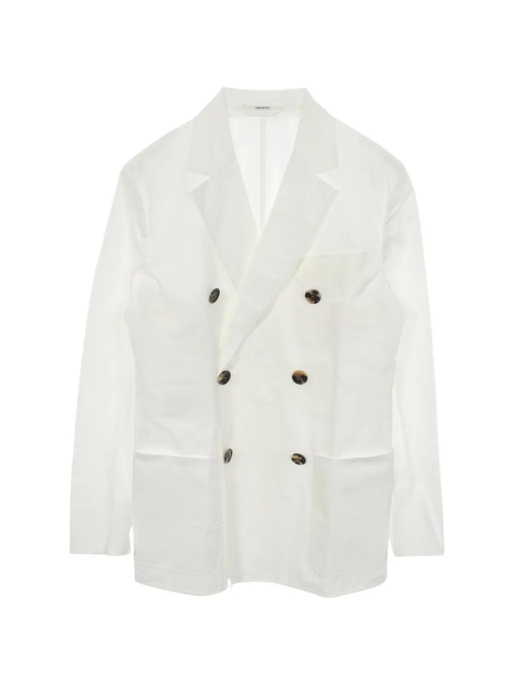 Hermès Pre-Owned 2010s double-breasted jacket - Bianco
