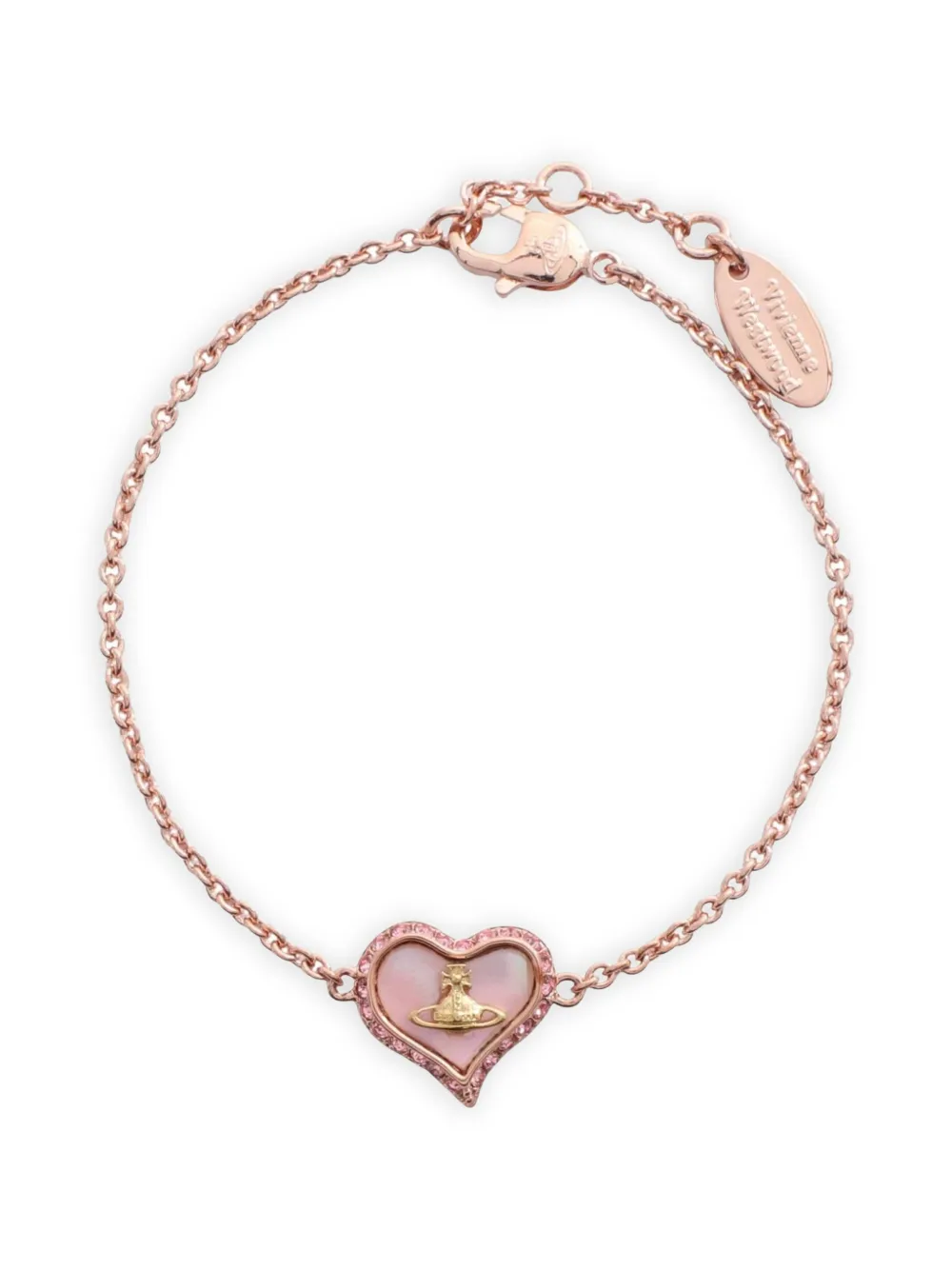 Vivienne Westwood Pre-Owned Petra heart bracelet - Rosa