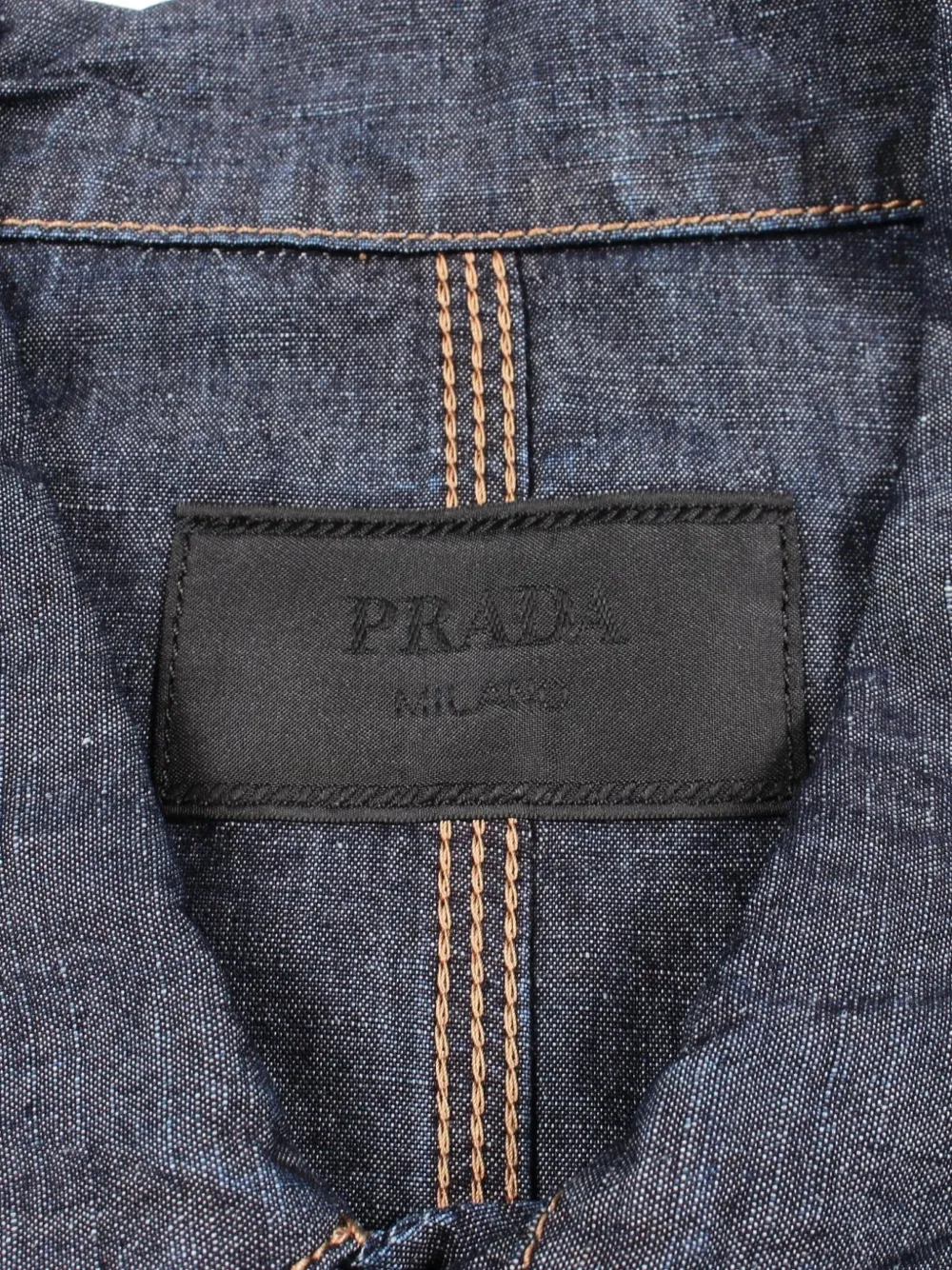 Prada Pre-Owned 2010s シャンブレーブルゾン デニムジャケット
