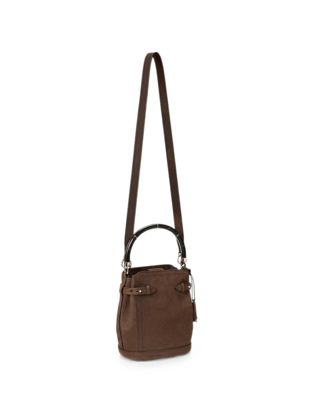 Ralph Lauren Collection Kleine Ralph nubuck shopper Bruin