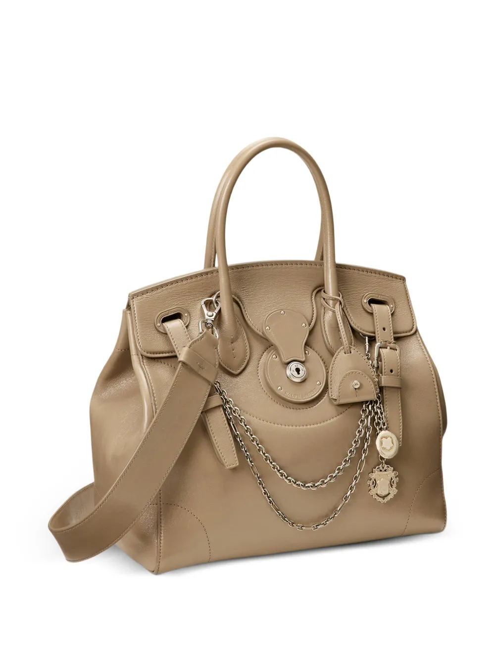 Ralph Lauren Collection Ricky 33 shopper met bedel Bruin