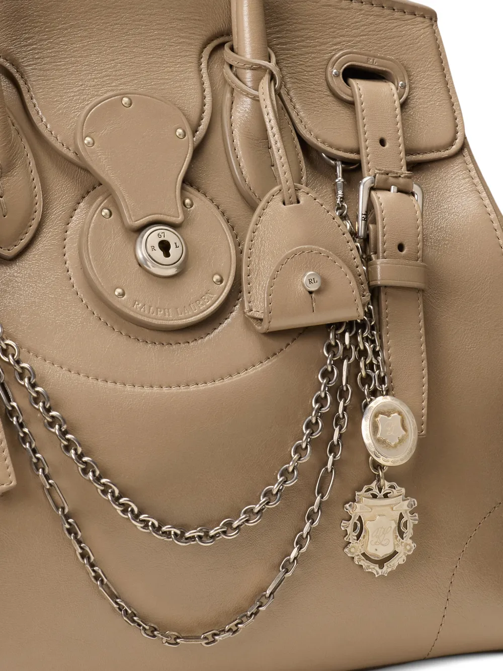 Ralph Lauren Collection Ricky 33 shopper met bedel Bruin