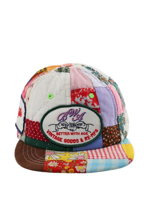Better with Age  patchwork quilted baseball cap