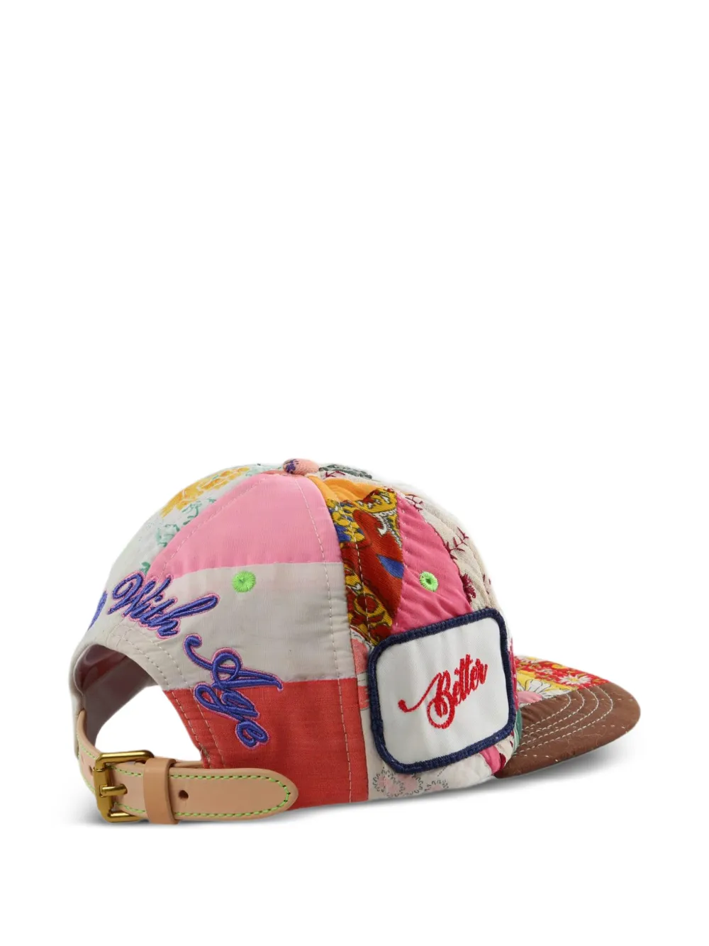 Better With Age Gorra Acolchada Con Diseño Patchwork - Neutro 