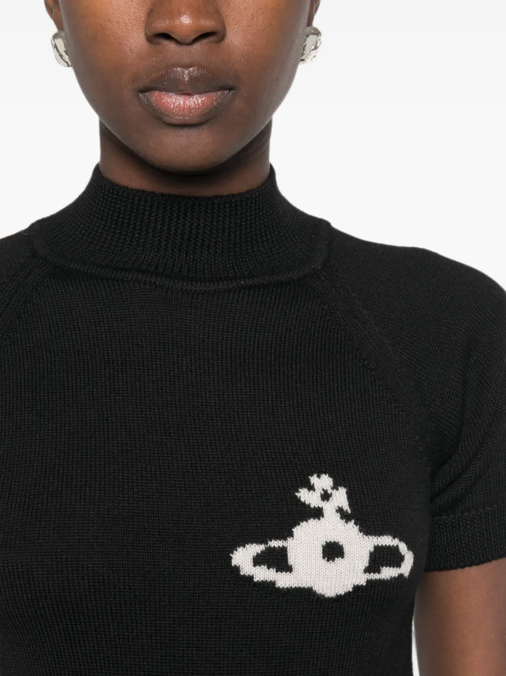 Vivienne Westwood Coltrui met Orb-patroon Zwart