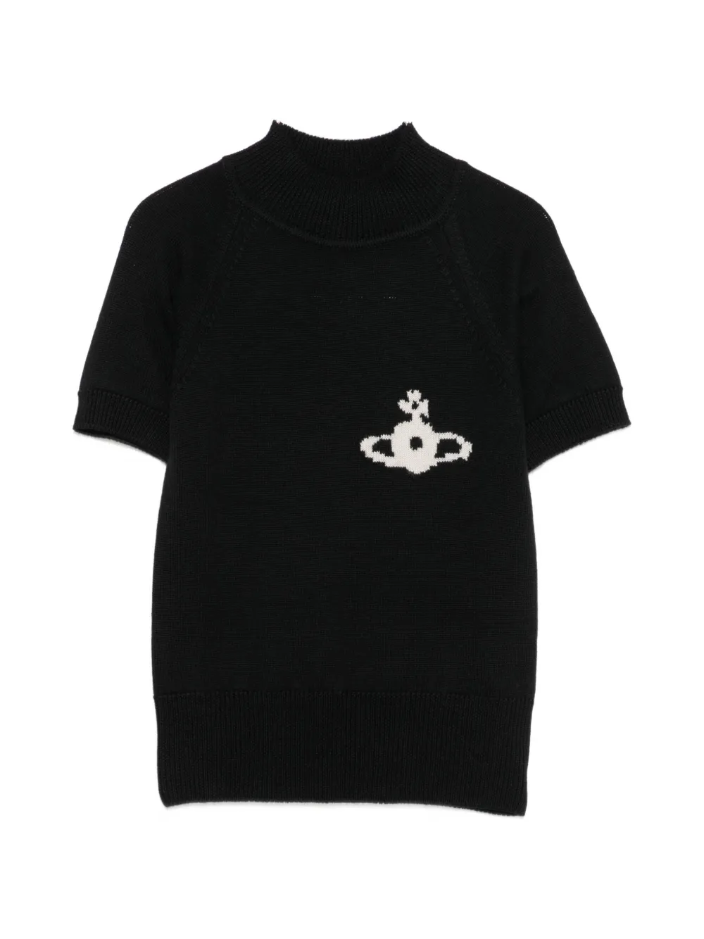 Vivienne Westwood Orb-motif turtleneck sweater - Nero