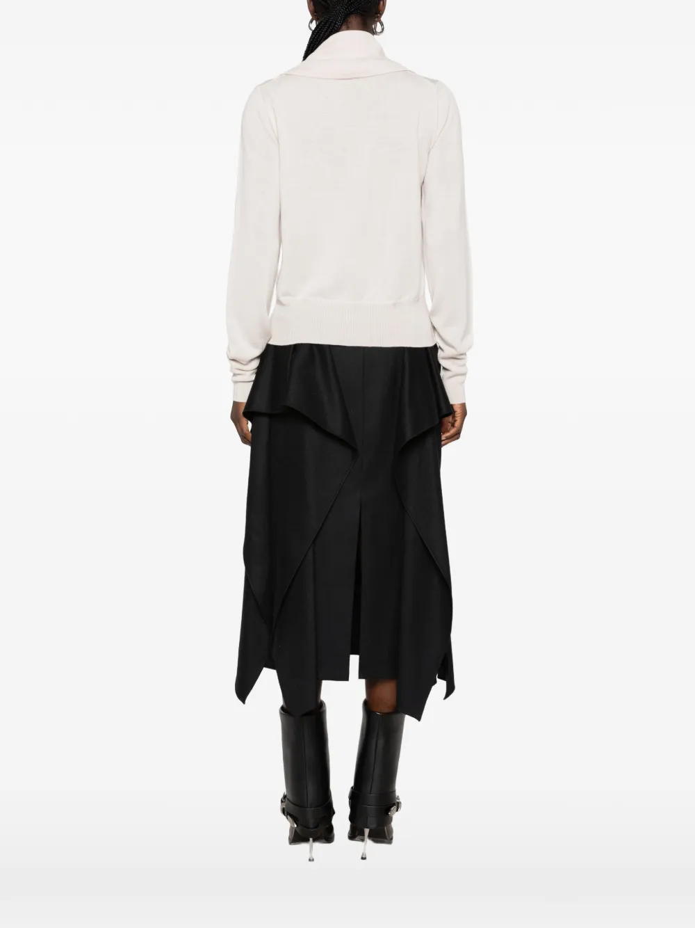 Vivienne Westwood Bea collared sweater Beige
