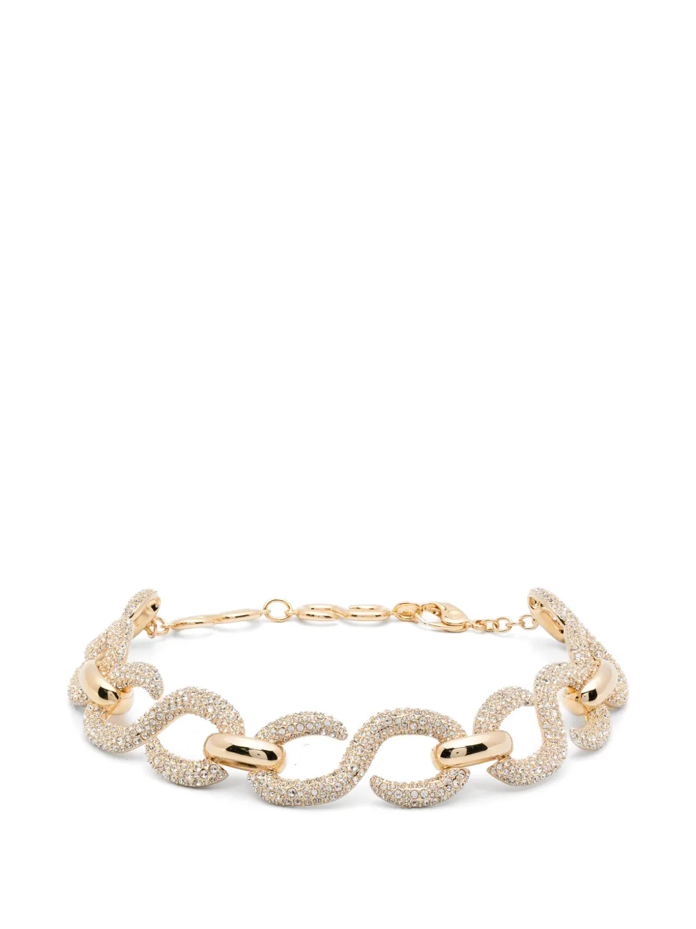 Swarovski Dextera round-cut crystal choker - Oro