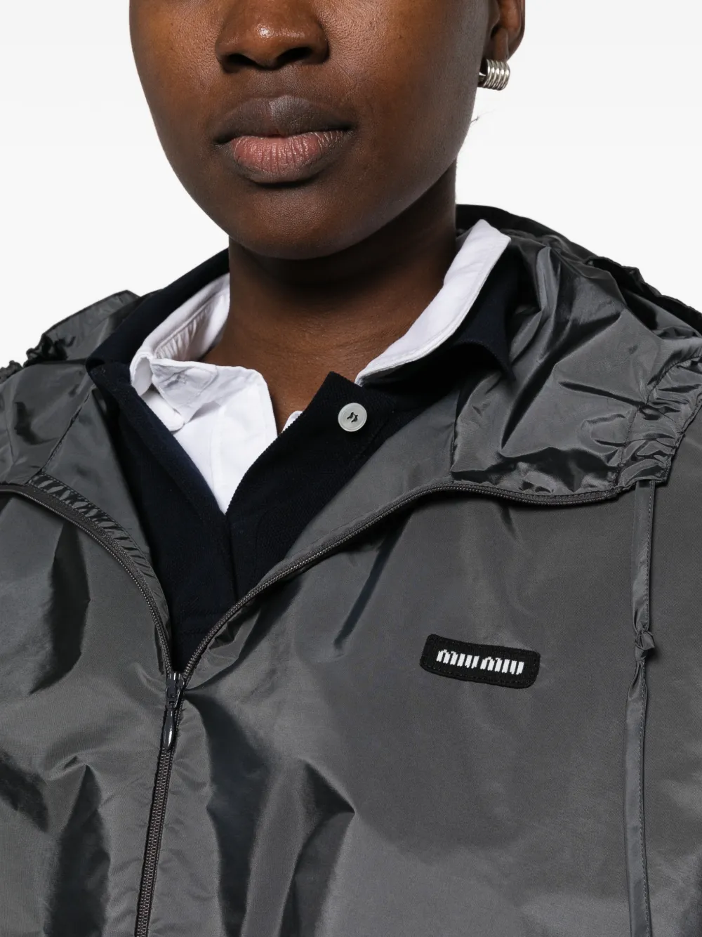 Miu Jack met capuchon Grijs