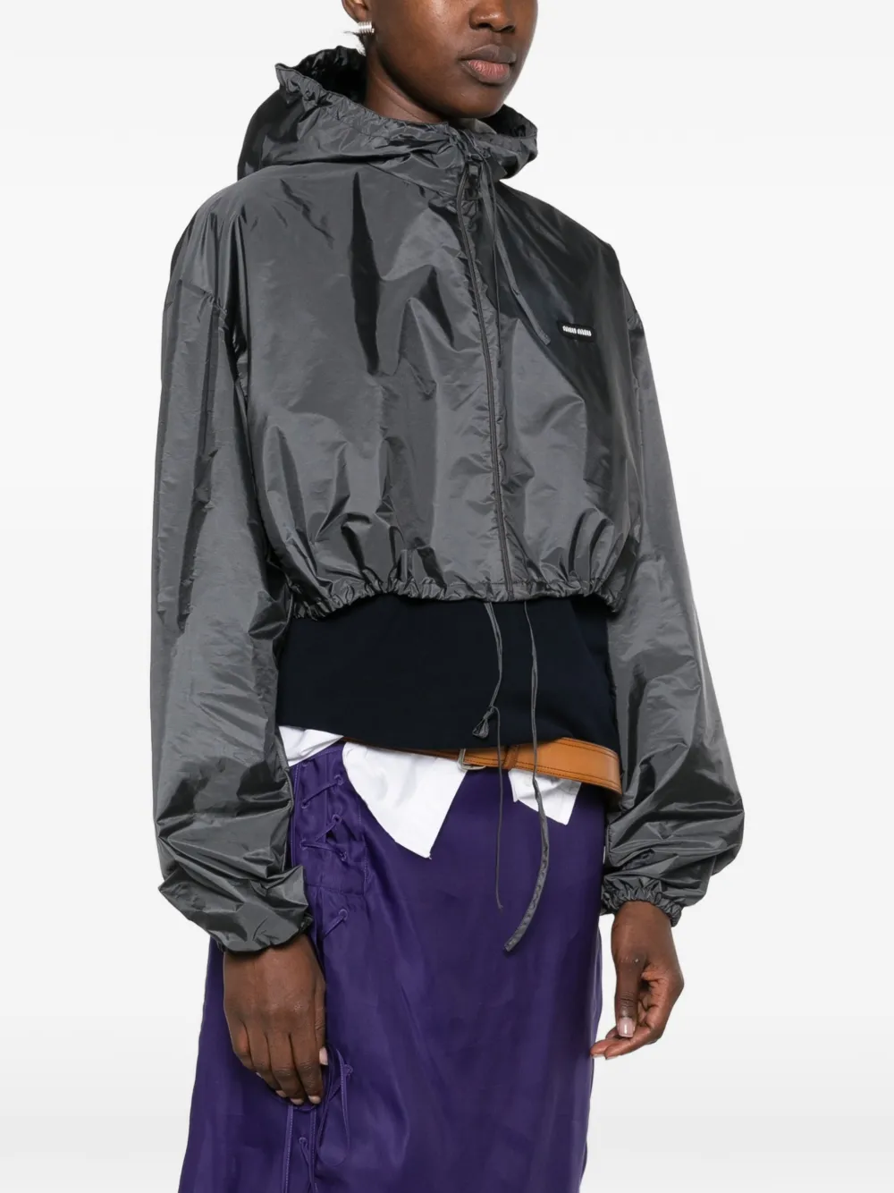 Miu Jack met capuchon Grijs