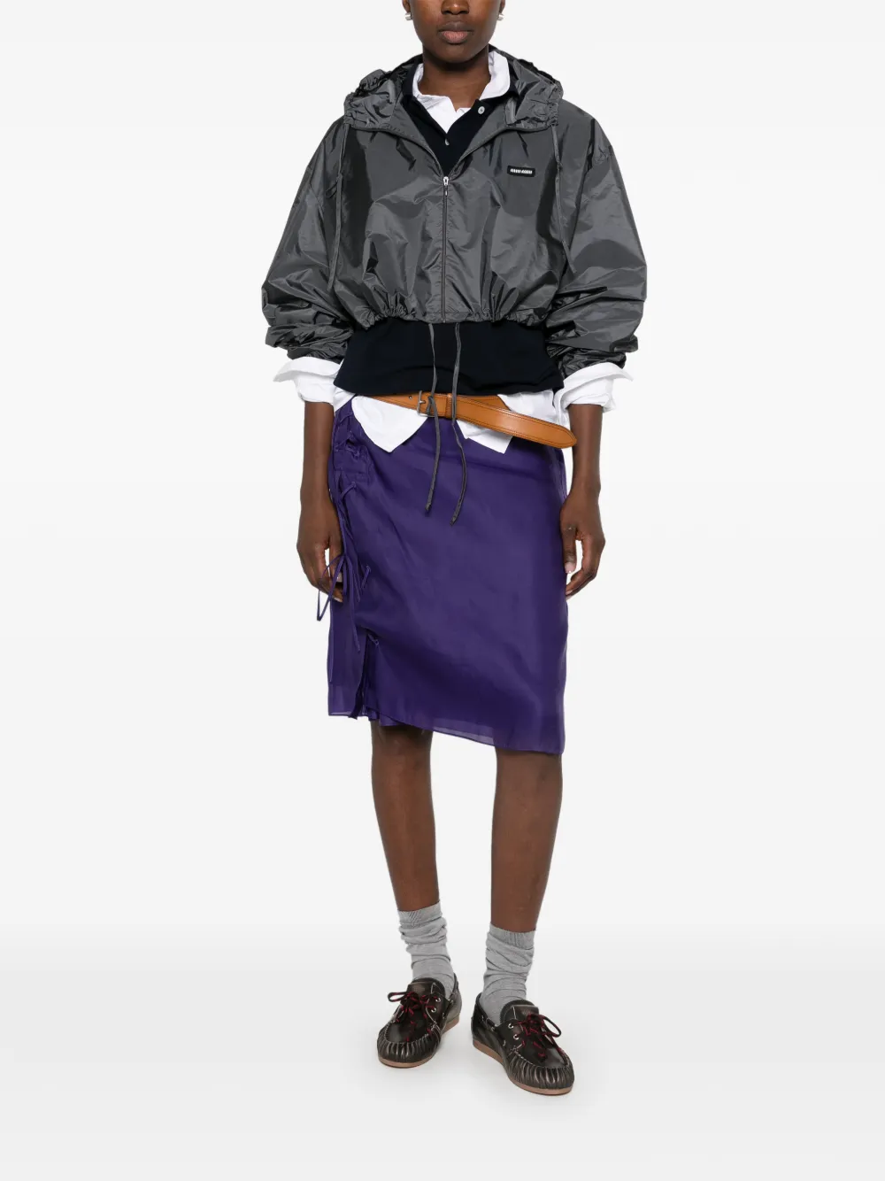 Miu Jack met capuchon Grijs
