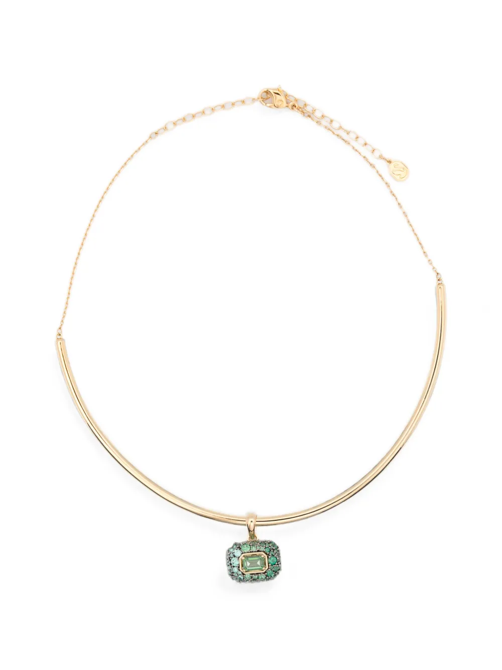 Swarovski Sublima octagon-cut necklace - Oro