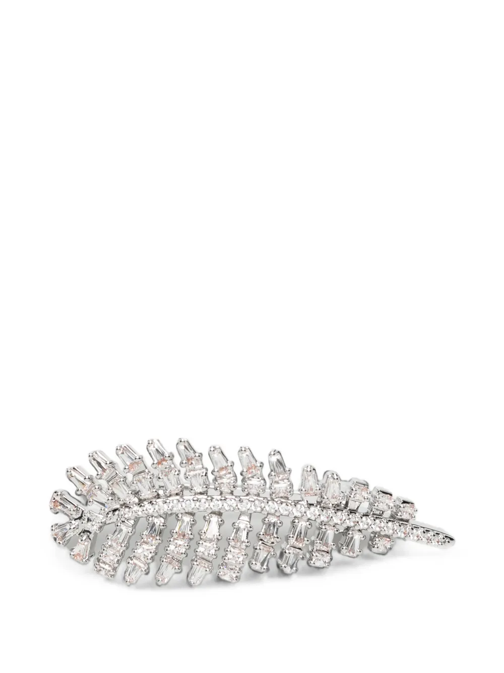 Swarovski Vienna cubic-zirconia feather brooch