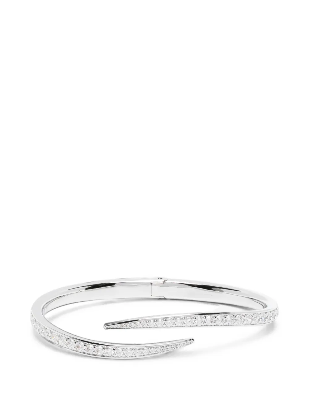 Swarovski Vienna hinge-fastening bangle - Argento