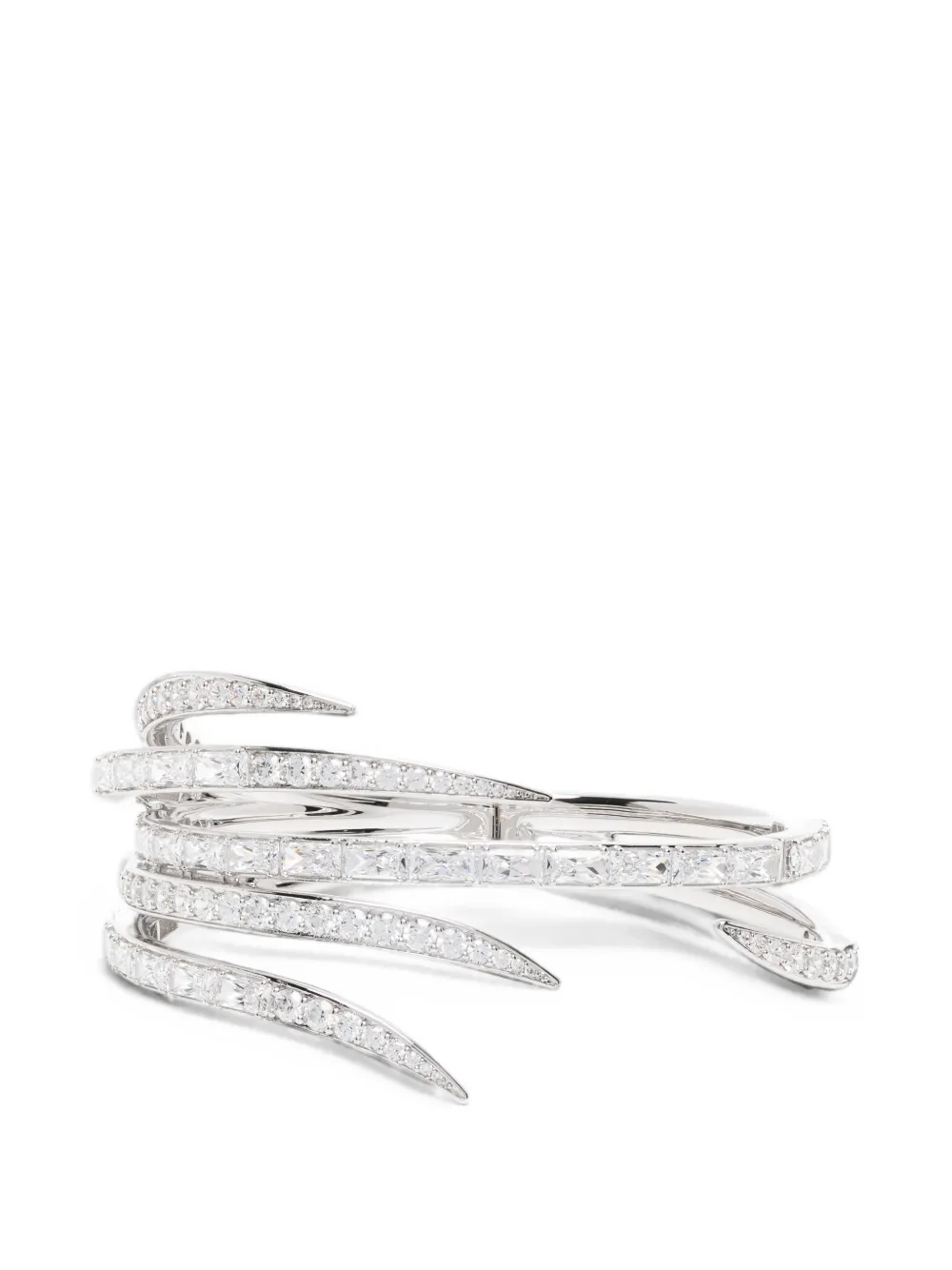 Swarovski Vienna mixed-cut bangle - Argento