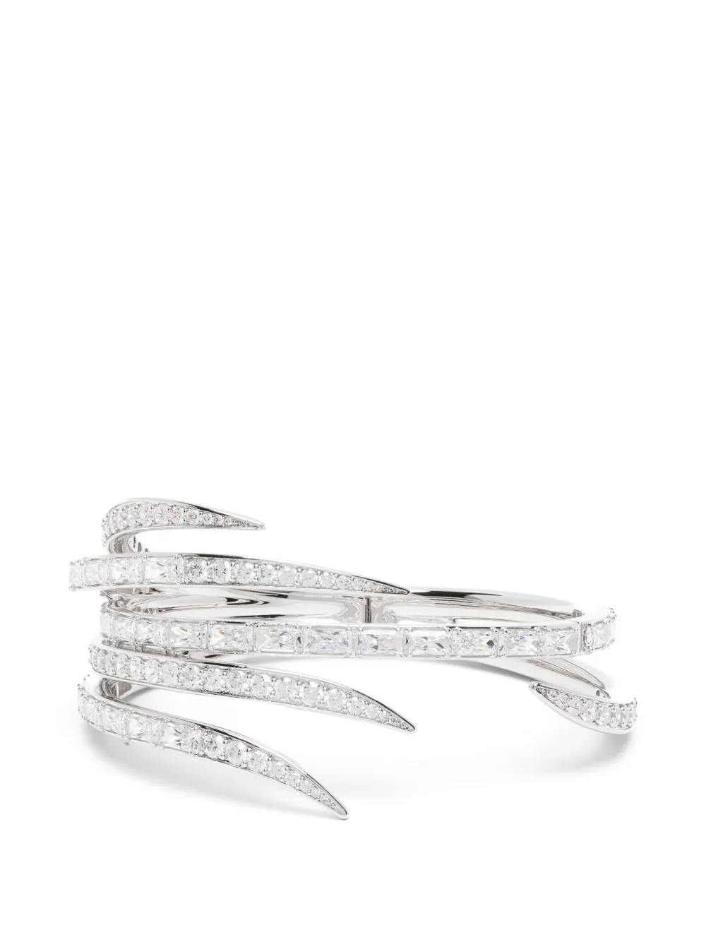 Swarovski Vienna mixed-cut bangle - Argento
