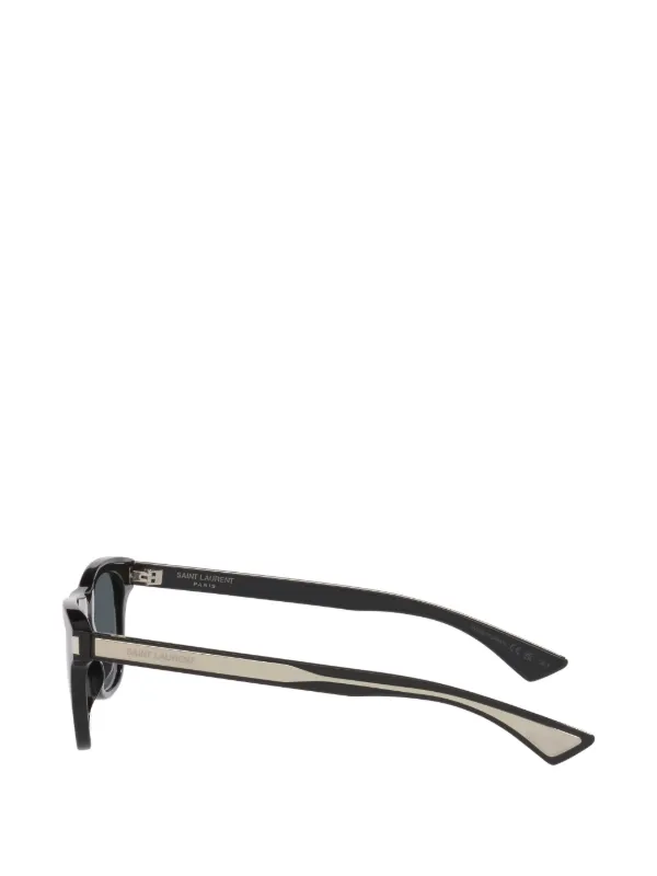 Saint Laurent SL 879 rectangle-frame Sunglasses | Black | FARFETCH