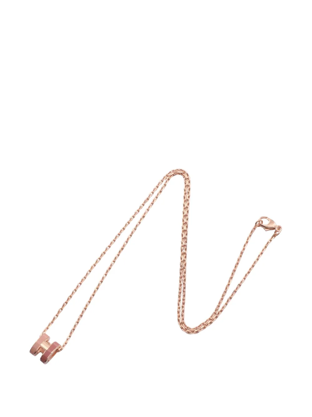 Hermès Pre-Owned 2020s mini Pop H necklace - Rosa