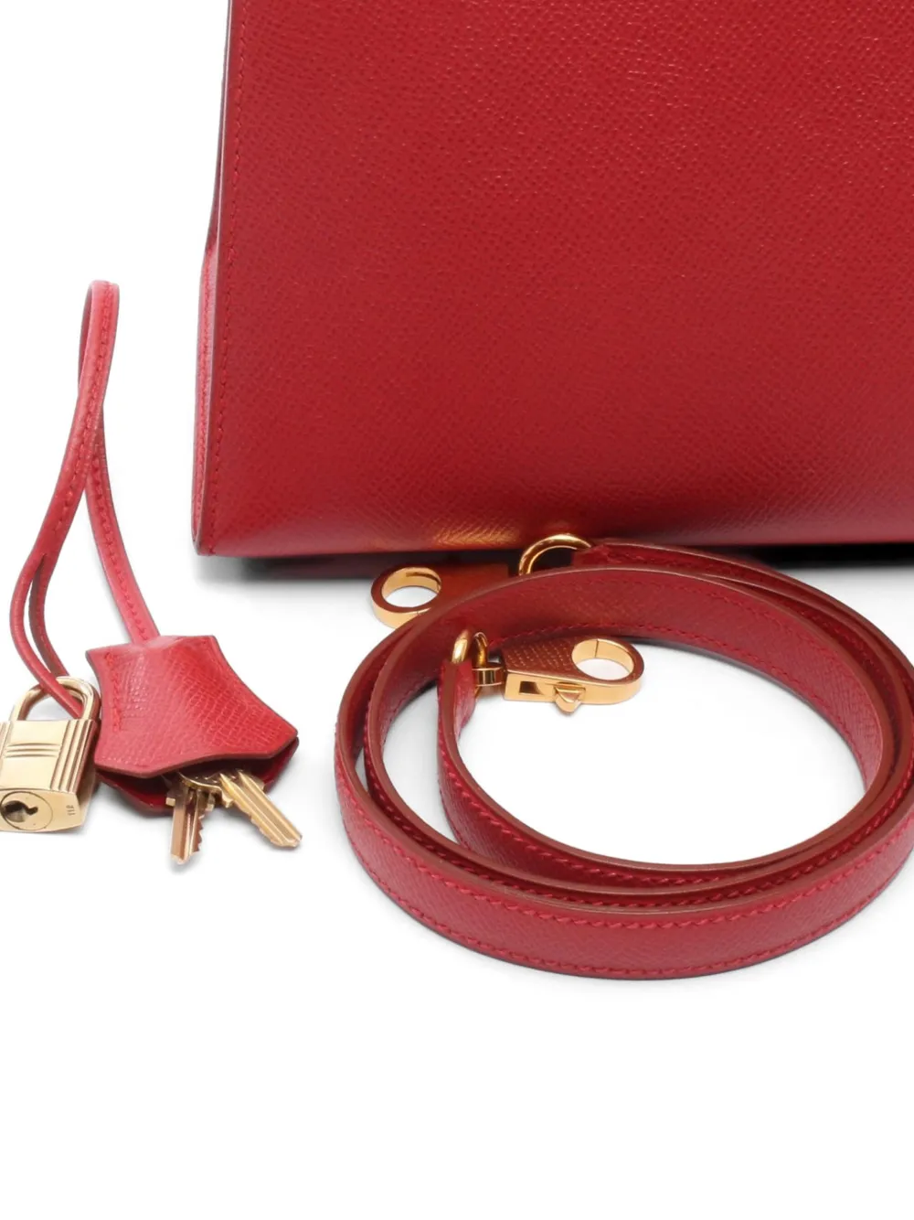 Hermès Pre-owned 1996 Kelly 28 Two-way Handbag in Red, view 4