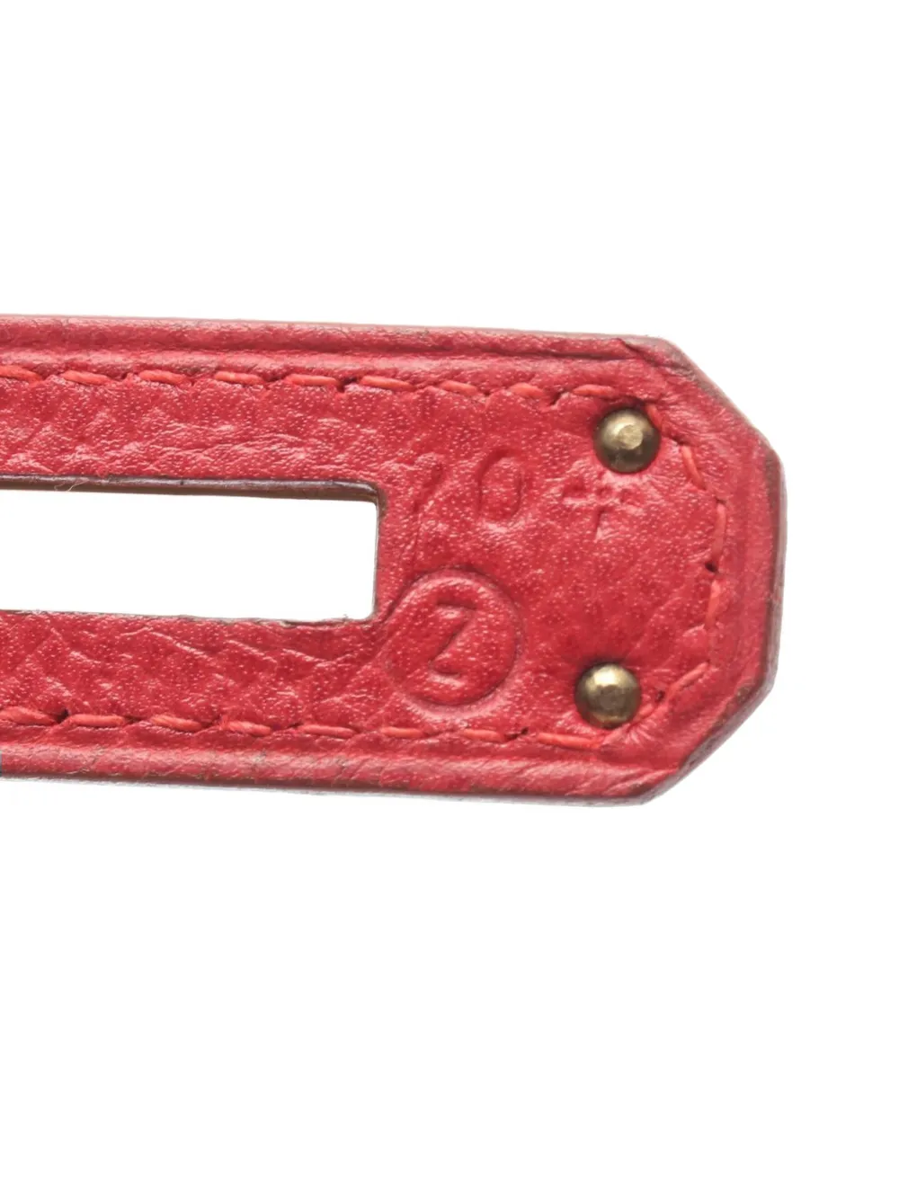 Hermès Pre-owned 1996 Kelly 28 Two-way Handbag in Red, view 3