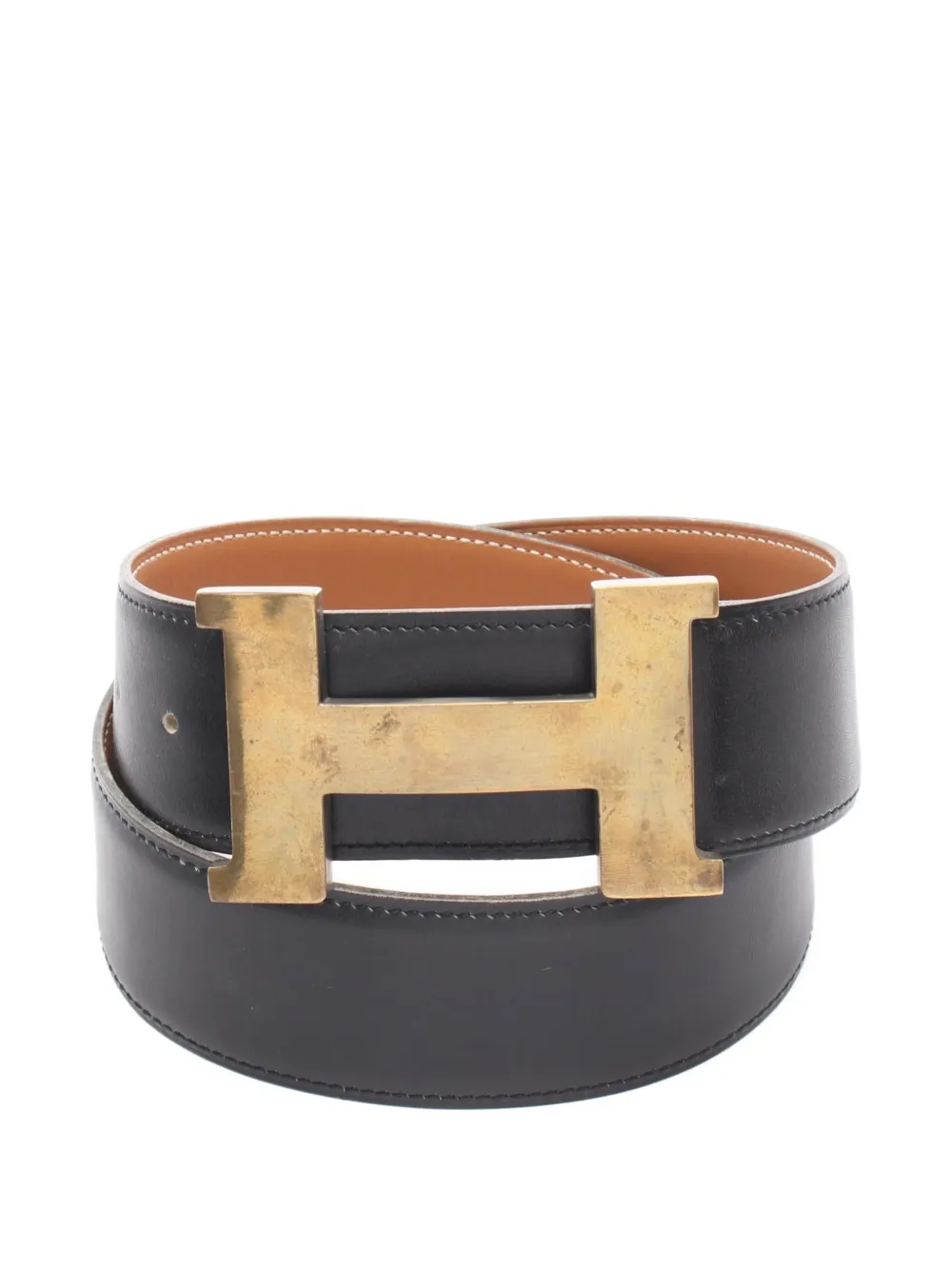 Hermès Pre-Owned 1999 Constance H buckle belt - Schwarz
