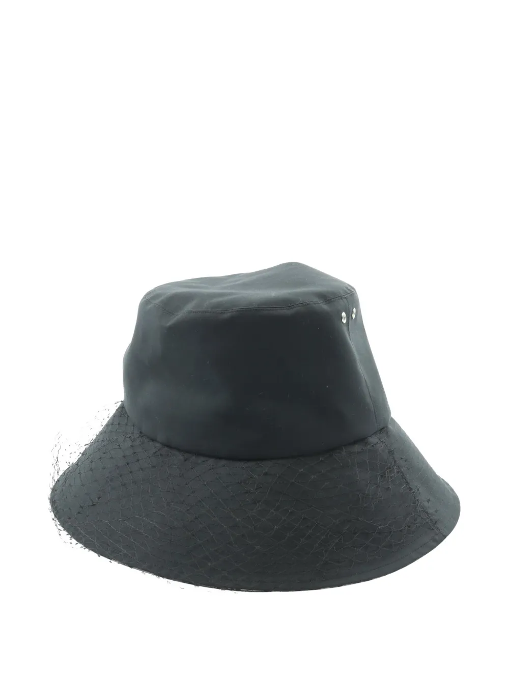 Christian Dior Pre-Owned 2010s Teddy-D tulle bucket hat - Nero