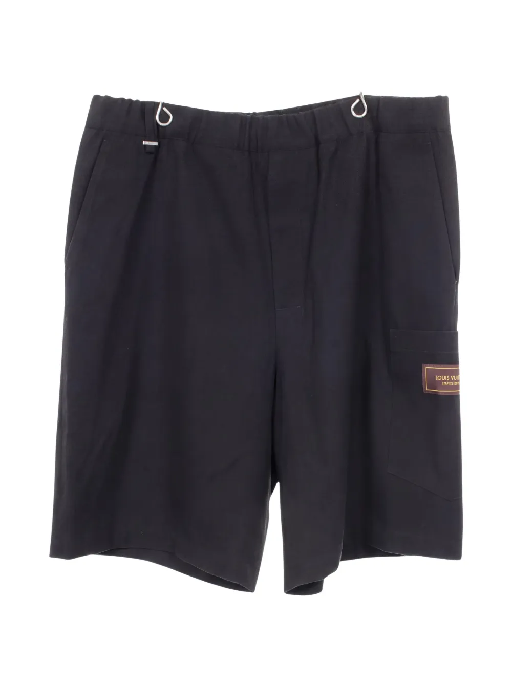 Louis Vuitton Pre-Owned 2000s logo-patch shorts - Nero