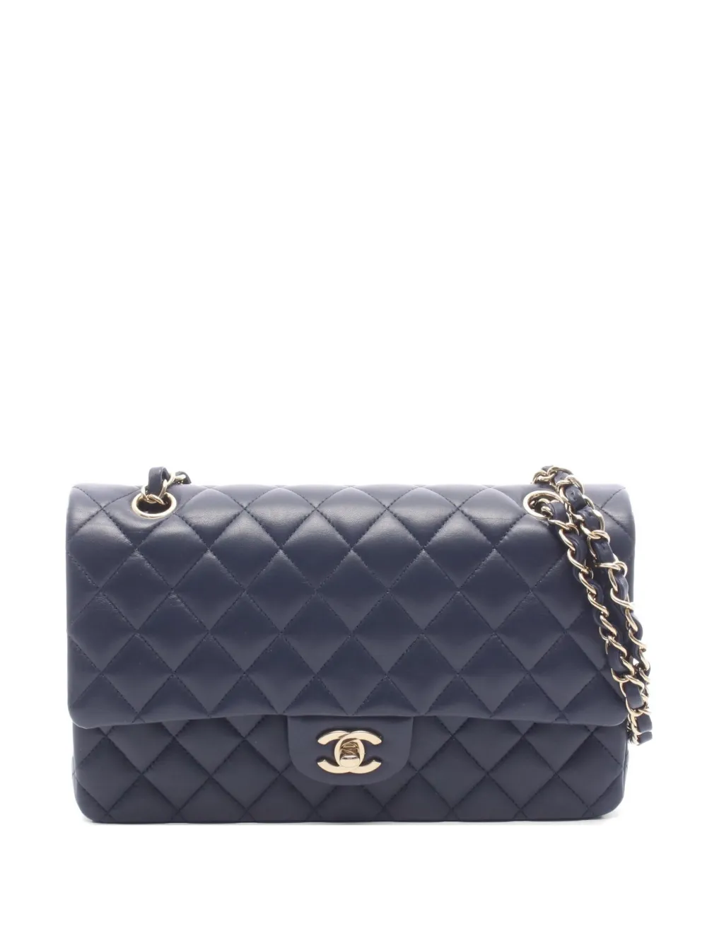 CHANEL Pre-Owned 2021s Matelassé leather shoulder bag - Blue