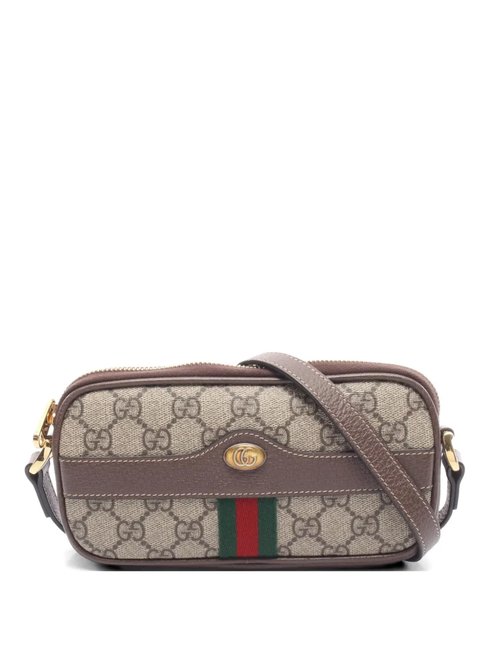 Gucci Pre-Owned 2010s Ophidia GG Supreme cross body bag - Toni neutri