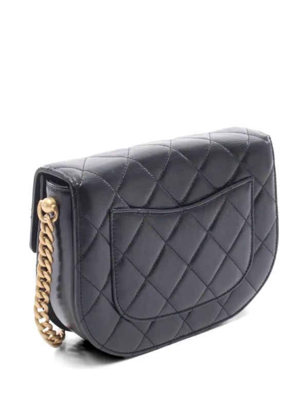 CHANEL Pre-Owned 2021 キルティング ミニバッグ | ブラック | FARFETCH JP