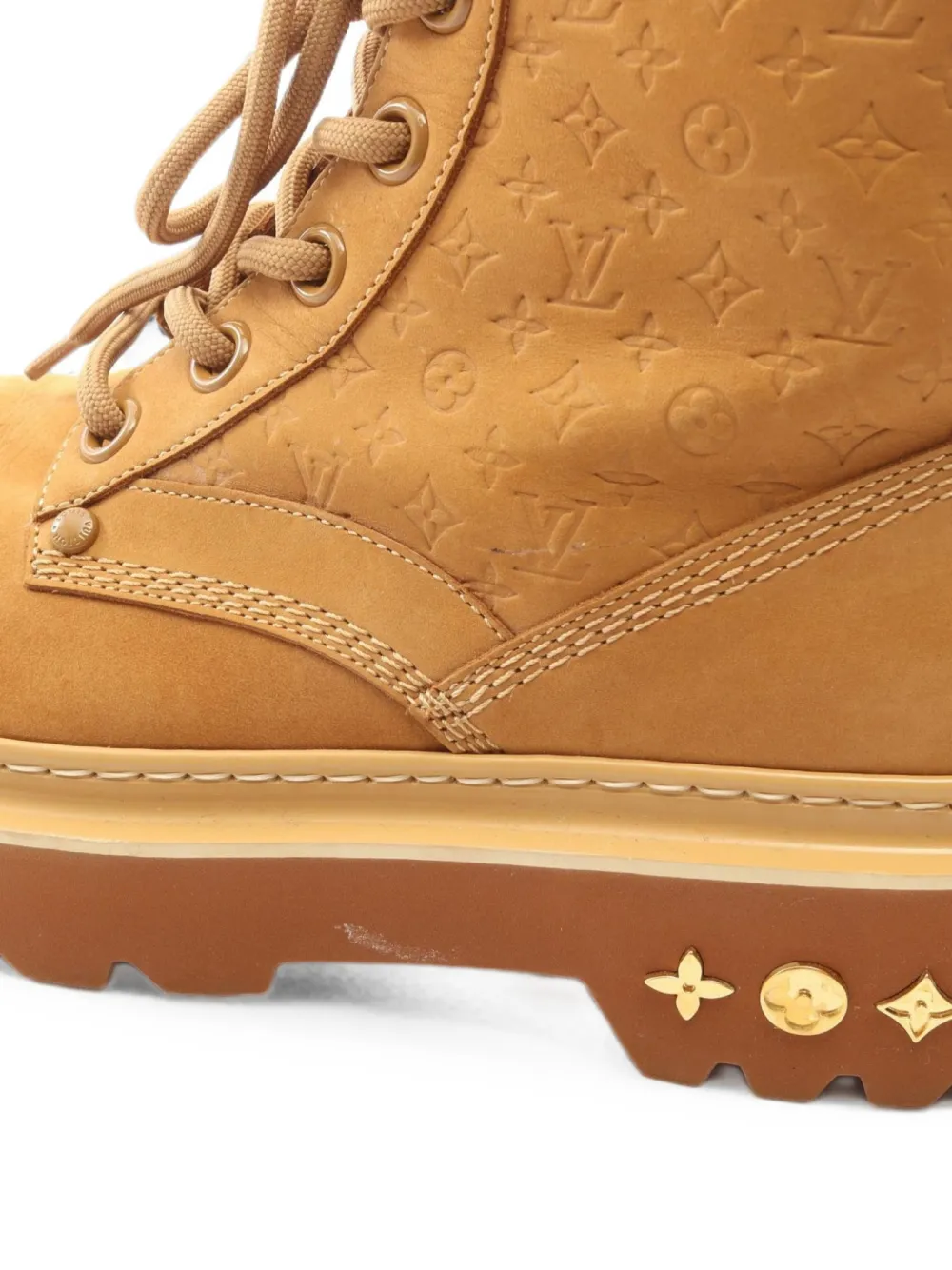 Louis Vuitton Boots Ranger Line Monogram an Suede Louis Vuitton Pre-Owned 2023 Ranger Line Monogram Boots  main image 4