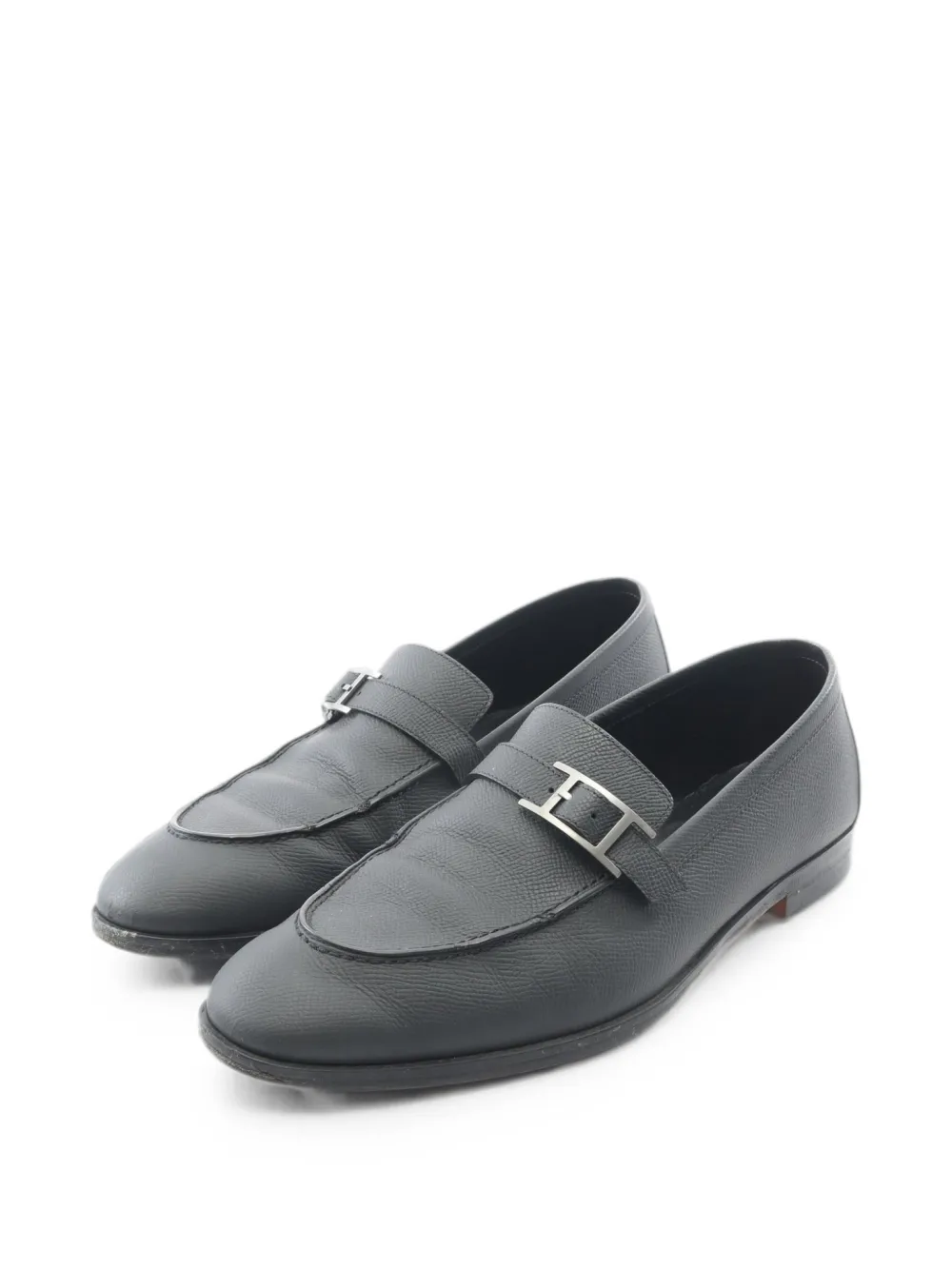 Hermès Pre-Owned 2000s Monterey Veau Epsom loafers - Nero