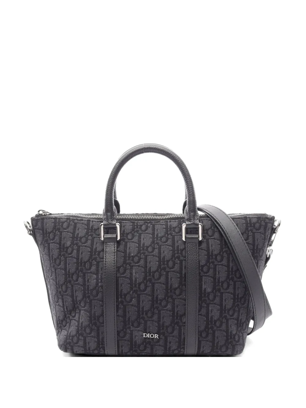 Christian Dior Pre-Owned 2000s Oblique Weekender 25 handbag - Nero