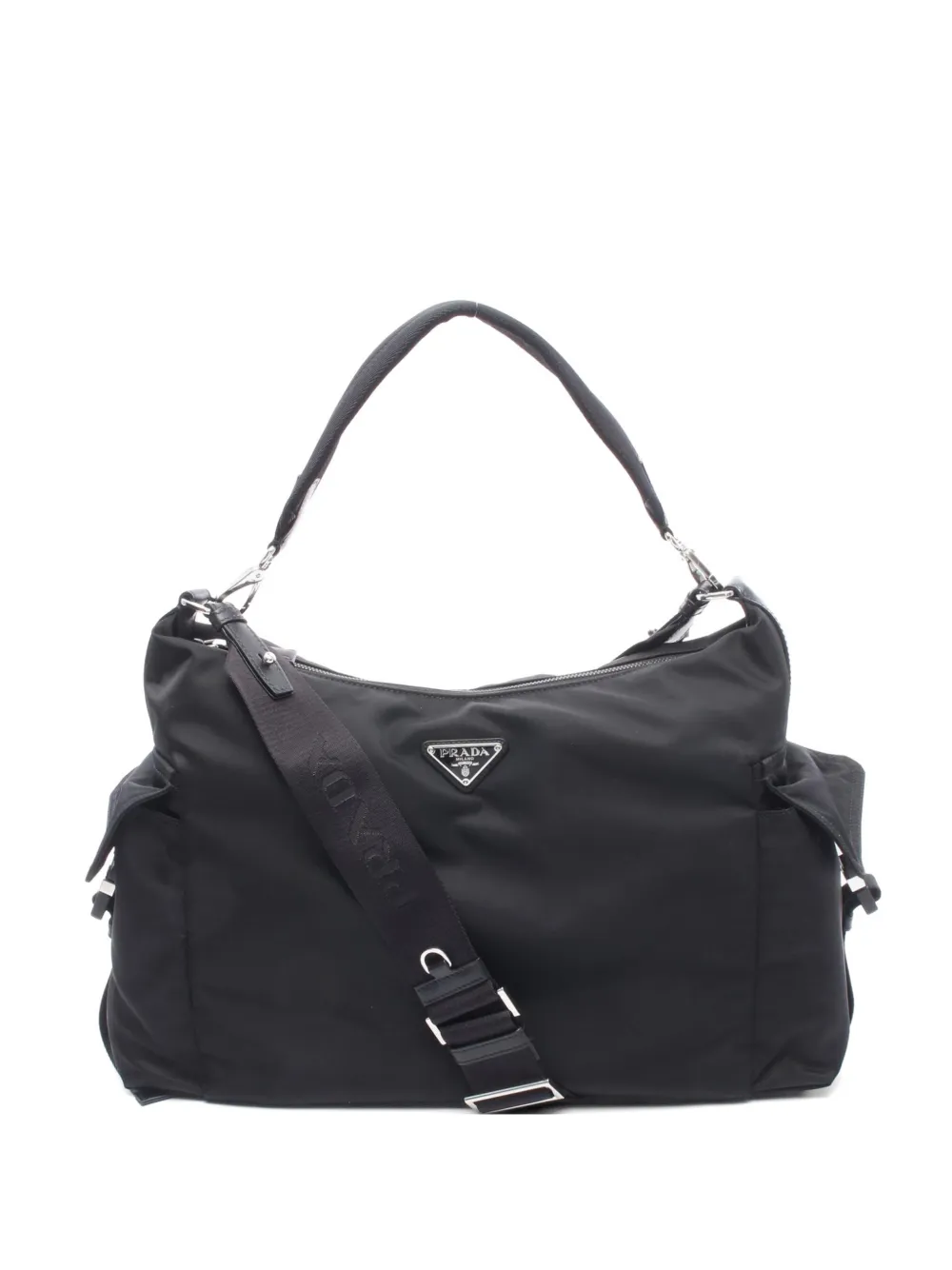 Prada Pre-Owned 2020s Explorer Re-Nylon shoulder bag - Nero