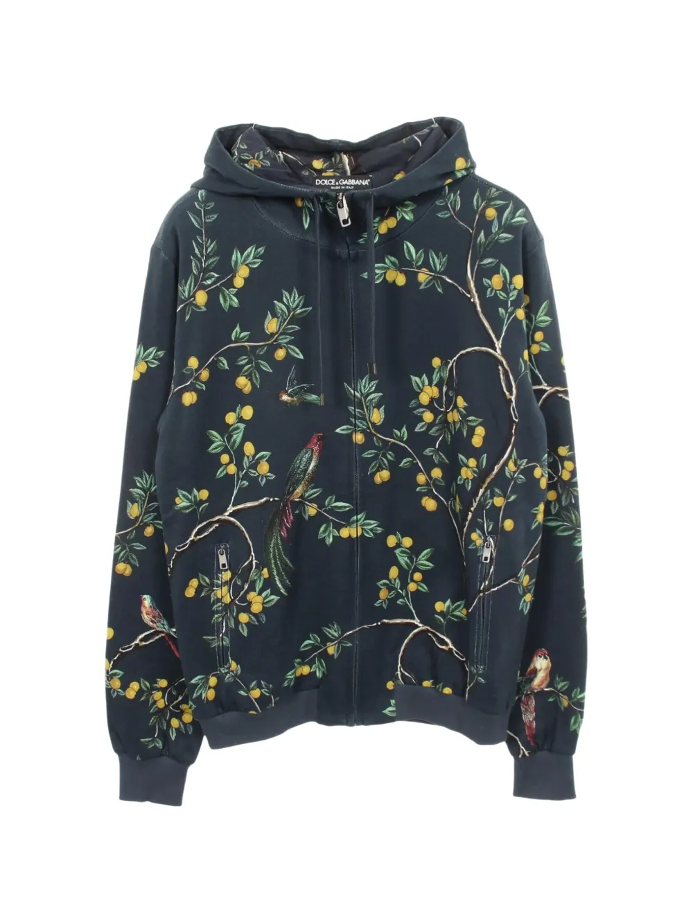 Dolce & Gabbana Pre-Owned zip-up hoodie - Blu